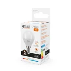 Лампа светодиодная LED 10 Вт 710 лм 3000К шар P45 теплый E14 AC 220В Elementary Gauss