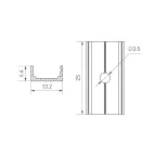 Коннектор жесткий с питанием ART-APRIORI-CON-ROD-A-L260-POWER (BK, вертикальный) (Arlight, IP20 Металл, 3 года)
