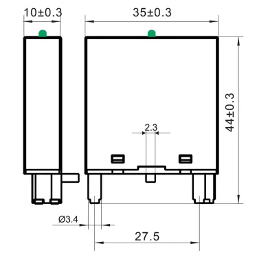 Модуль индикации, LED зелёный, 110-240V AC/DC