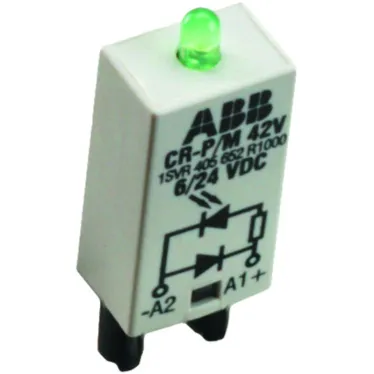 Диод и светодиод зеленый CR-P/M-42V 6-24B DC для реле CR-P, CR-M | 1SVR405652R1000 | ABB