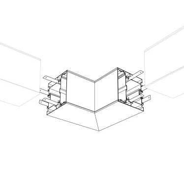 Коннектор угловой MAG-MICROCOSM-CON-FDW-L90-INT (BK, внутренний) (Arlight, IP20)