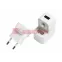 Сетевое зарядное устройство 2xUSB, переходник+адаптер (СЗУ) (5 V, 2100 mA+1000 mA) | 18-1187 | REXANT