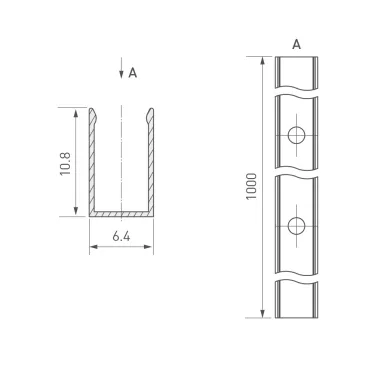 Коннектор жесткий с питанием ART-APRIORI-CON-ROD-A-L260-POWER (BK, вертикальный) (Arlight, IP20 Металл, 3 года)