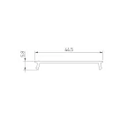 Подвес жесткий с питанием ART-APRIORI-ROD-A-L800-POWER (BK) (Arlight, IP20 Металл, 3 года)