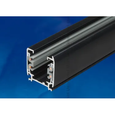 Шинопровод осветительный, тип А Трехфазный черный Длина 1 м UBX-AS4 BLACK 100 POLYBAG