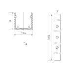 Подвес с питанием ART-APRIORI-CANOPY-HANG-A-L1500-POWER (TN) (Arlight, IP20 Металл, 3 года)