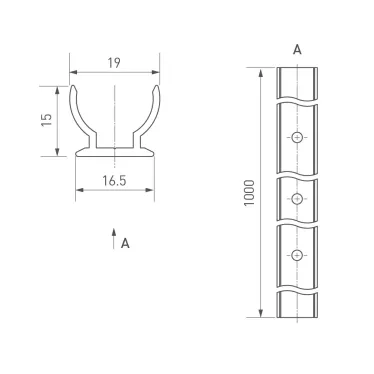 Подвес с питанием ART-APRIORI-CANOPY-HANG-A-L1500-POWER (TN) (Arlight, IP20 Металл, 3 года)
