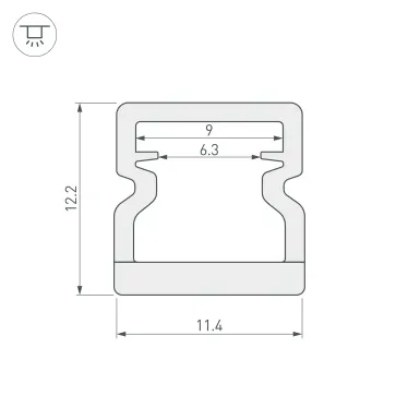 Подвес с питанием ART-APRIORI-CANOPY-HANG-A-L1500-POWER (TN) (Arlight, IP20 Металл, 3 года)