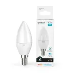 Лампа светодиодная LED 10 Вт 730 лм 4100К свеча нейтральный E14 AC 220В Elementary Gauss