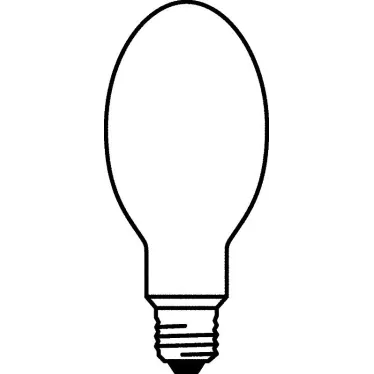 Лампа дуговая ртутная ДРЛ 125Вт Е27 HQL HPL-N STANDARD d75х170мм | 4050300012377 | Osram