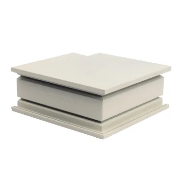 Коннектор UBX-MS22/35 WHITE для накладных магнитных шинопроводов, 35мм. Угловой. Вертикальный. Белый. ТМ