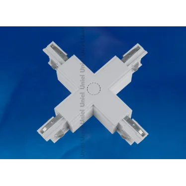 Соединитель для шинопроводов Х-образный серебряный UBX-A41 SILVER 1 POLYBAG