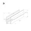 Трек встраиваемый MAG-TRACK-2538-FDW-1000 (BK, 5LN) (Arlight, IP20 Металл, 3 года)