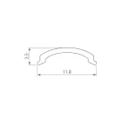 Подвес жесткий с питанием ART-APRIORI-ROD-A-L200-POWER (BK) (Arlight, IP20 Металл, 3 года)