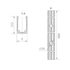 Трек встраиваемый MAG-TRACK-4560-FDW-2000 (WH, 5LN) (Arlight, IP20 Металл, 3 года)