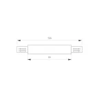 Подвес жесткий ART-APRIORI-ROD-A-L800 (GD) (Arlight, IP20 Металл, 3 года)