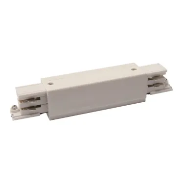Соединитель для шинопроводов прямой внешний Трехфазный белыйUBX-A12 WHITE 1 POLYBAG