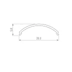 Трек встраиваемый MAG-TRACK-4560-F-2040 (BK, 5LN) (Arlight, IP20 Металл, 3 года)