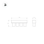 Трек встраиваемый MAG-ORIENT-TRACK-2653-STR-G-2000 (BK) (Arlight, IP20 Металл, 3 года)