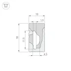 Трек встраиваемый MAG-ORIENT-TRACK-2653-STR-G-2000 (BK) (Arlight, IP20 Металл, 3 года)
