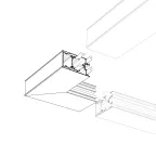 Трек встраиваемый MAG-TRACK-4560-F-2040 (BK, 5LN) (Arlight, IP20 Металл, 3 года)