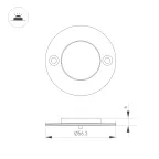 Трек ART-APRIORI-TRACK-ARC-A-1722-1500 (TN, 1/4) (Arlight, IP20 Металл, 3 года)