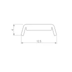 Подвес жесткий с питанием ART-APRIORI-ROD-A-L400-POWER (BK) (Arlight, IP20 Металл, 3 года)