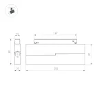 Трек встраиваемый MAG-ORIENT-TRACK-2653-STR-G-3000 (WH) (Arlight, IP20 Металл, 3 года)