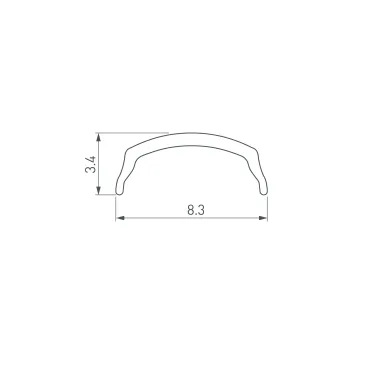 Подвес жесткий ART-APRIORI-ROD-E-L200 (BK) (Arlight, IP20 Металл, 3 года)