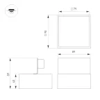 Подвес жесткий ART-APRIORI-ROD-E-L200 (BK) (Arlight, IP20 Металл, 3 года)