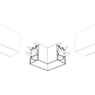 Держатель трека ART-APRIORI-HOLDER-A-POWER (GD) (Arlight, IP20 Металл, 3 года)