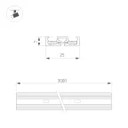 Держатель трека ART-APRIORI-HOLDER-A-POWER (GD) (Arlight, IP20 Металл, 3 года)