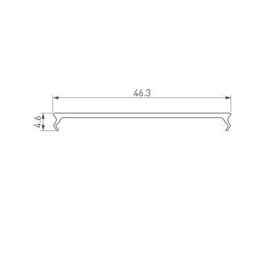 Трек MAG-TRACK-4563-2000 (BK, 5LN)