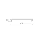 Трек MAG-TRACK-4563-2000 (BK, 5LN)