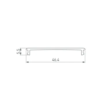 Трек MAG-TRACK-4563-2000 (BK, 5LN)