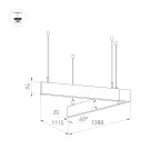 Трек ART-APRIORI-TRACK-ARC-A-1722-3000 (BK, 1/8) (Arlight, IP20 Металл, 3 года)