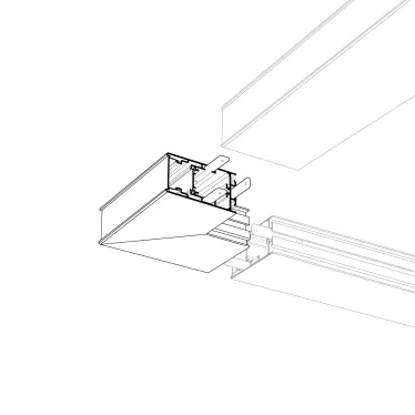 Потолочный короб ART-APRIORI-POWER-BOX-SIDE-L1500 (TN) (Arlight, IP20 Металл, 3 года)