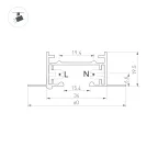 Блок питания ARPJ-SP-231750-PFC (40W, 15-23V, 1.75A) (IP67 Пластик, 5 лет)