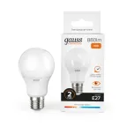 Лампа светодиодная LED 10 Вт 880 лм 3000К А60 груша теплый E27 AC 220В Elementary Gauss