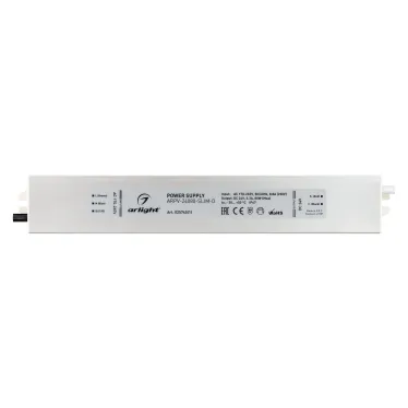 Блок питания ARPV-24080-SLIM-D (24V, 3.3A, 80W) (ARL, IP67 Металл, 3 года)
