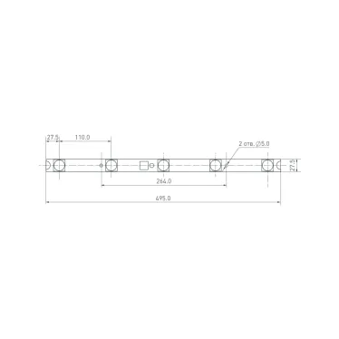 Блок питания HTS-600M-12 (12V, 50A, 600W) (ARL, IP20 Сетка, 3 года)