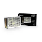 Блок питания для светодиодной ленты 100 Вт AC 100-264В Uвых 12В IP20 163х98х38мм Black Gauss