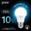 Лампа светодиодная LED 10 Вт 920 лм 4100К А60 груша нейтральный E27 AC 220В Black Gauss