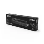 Блок питания для светодиодной ленты 200 Вт AC 100-264В Uвых 12В IP66 230х120х58мм Black Gauss