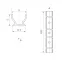 Сенсорный диммер SR-RULE-DIM-SENS (12-24V, 1x8A, 55x10mm) (, Открытый)