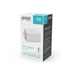 Блок питания для светодиодной ленты 5 Вт AC 100-264В Uвых 12В IP67 54х27х23мм Basic Gauss