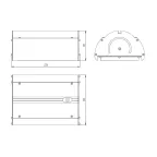 Светильник светодиодный Angar 57/8600 Ш1 4K