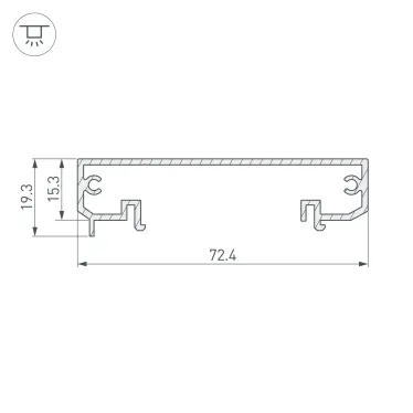Блок питания HTS-150L-5-Slim (5V, 30A, 150W) (ARL, IP20 Сетка, 3 года)