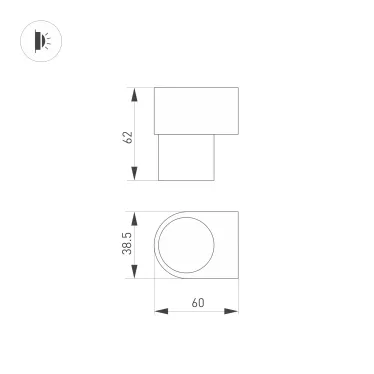 Диммер KNX-204-DIM-DIN (12-48V, 8x0.35/4x0.7/2x1A) (IARL, Пластик)