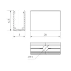 Блок питания ARV-DR30-12 (12V, 2A, 24W) ( ,IP20 DIN-рейка)